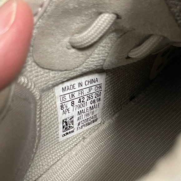 EUC Men’s Size 8.5 (Euro Sz 42) Yeezy Boost 350 V2 Sneakers In Sesame Color - Picture 15 of 17